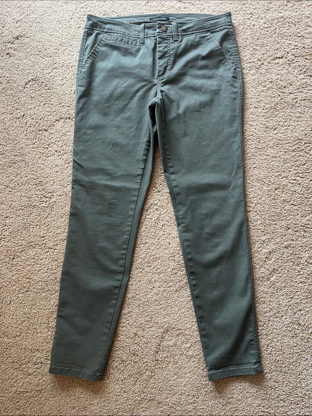 41 Hawthorn Rosabel Straight Leg Pants in Olive